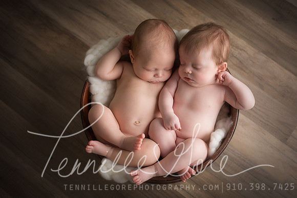 Wiles Twins- Wilmington, NC Newborn Photographer