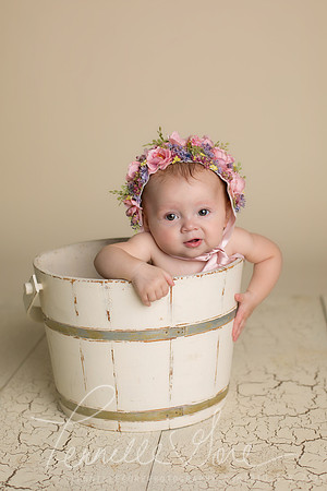 Holman 6 month Milestone session- Wilmington, NC Newborn Photographer
