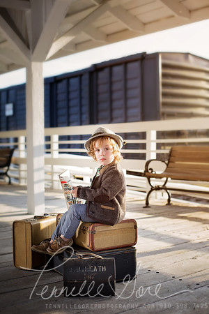 Traveling Styled Milestone Session, Wilmington NC Family Photographer