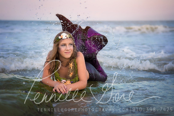 Mermaids! Imagination Sessions  Wilmington NC Children and Baby Photographer