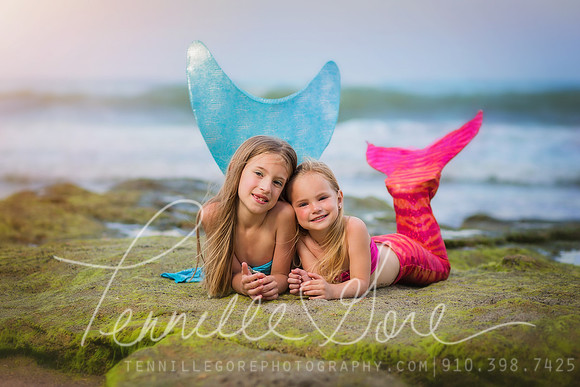 Mermaids! Imagination Sessions  Wilmington NC Children and Baby Photographer